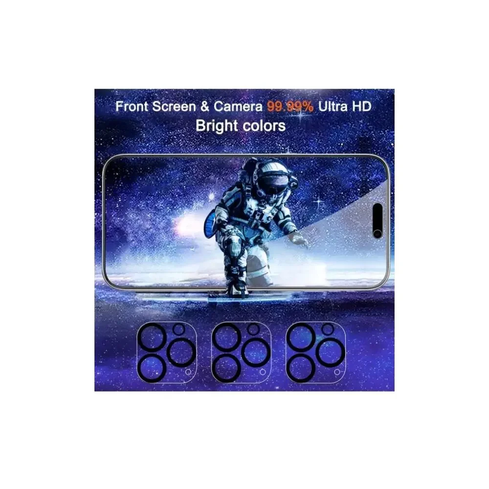 Ferilinso Tempered Glass Screen Protector Apple iPhone 15 Pro (3 Pack)